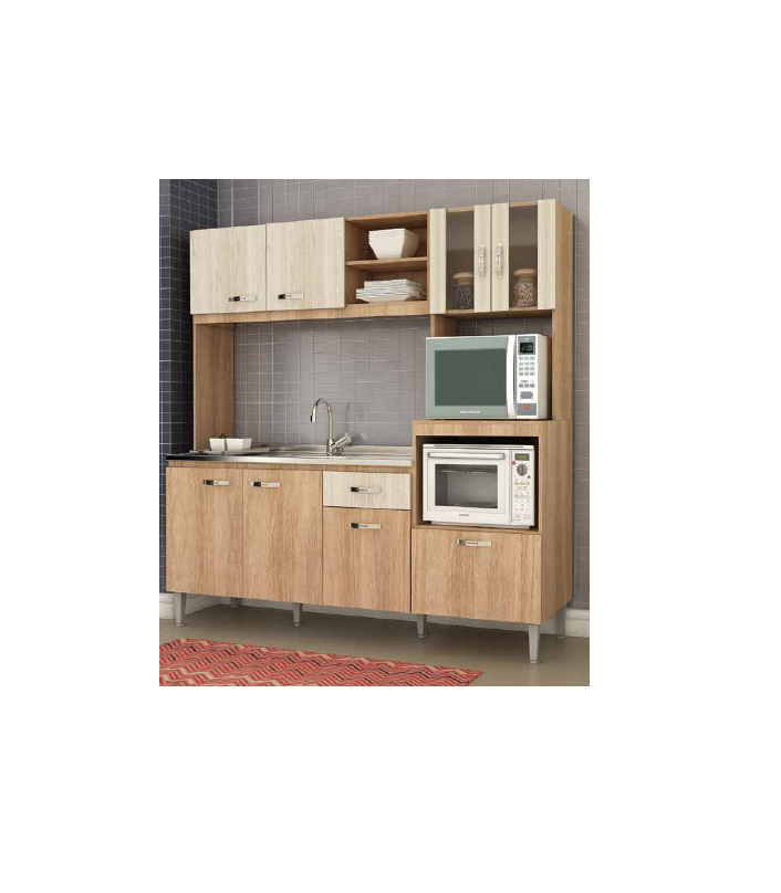 Cozinha Compacta Tati | CC70 | Fellicci Móveis