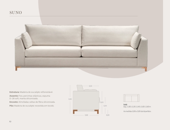 Sofá Suno | Treviso 1025
