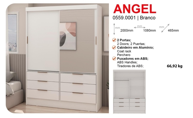 Roupeiro Angel | Genialflex 0826