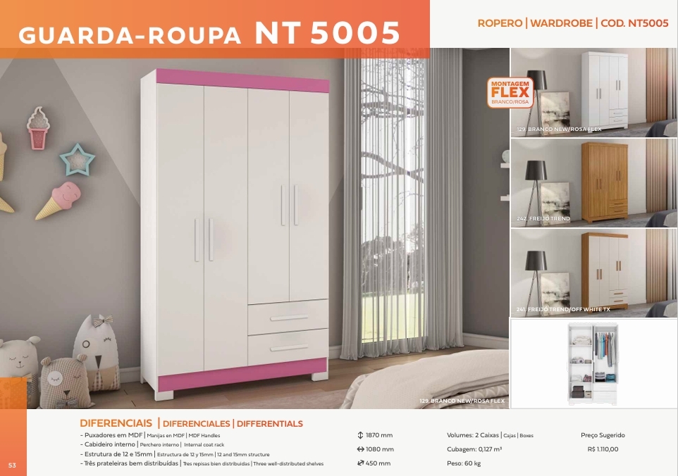 Roupeiro | NT 5005 | Notável 0426