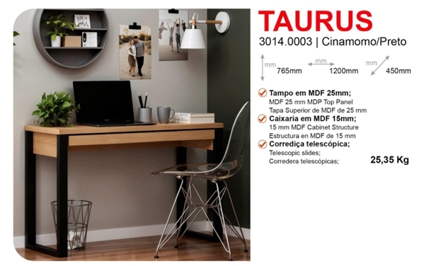 Escrivaninha Taurus | Genialflex 0826