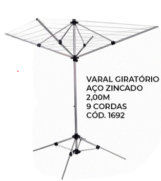 Varal Giratório | 1692 | Lindelli 0326