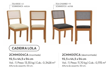 Cadeiras | Kappesberg Sala De Jantar Premium 0526