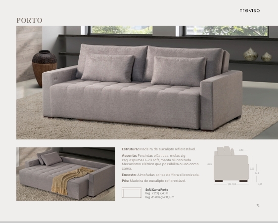 Sofá Porto | Treviso 1025