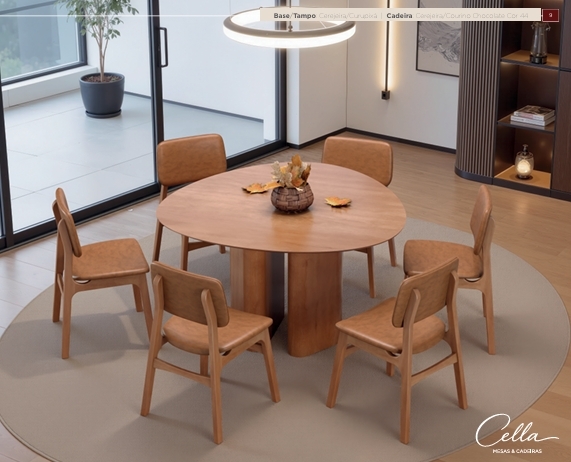 Conjunto 03 | Mesa + Cadeira | Consulte Valores na Descrição! | Cella 1026