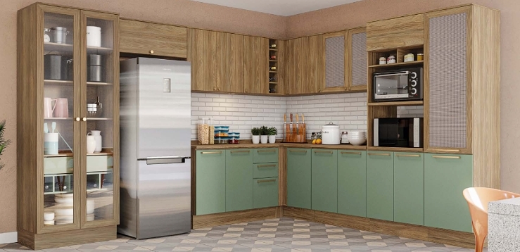 Cozinha Modulada Botanic | Kappesberg Móveis 