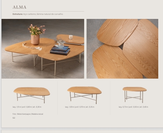 Mesa de Centro Alma | Treviso 1125