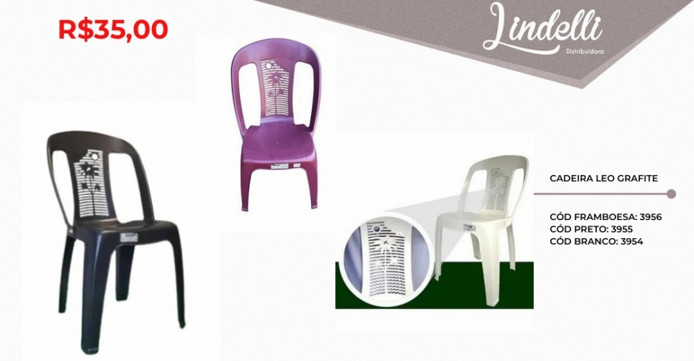 Cadeira leo | Lindelli Venda: +50% 0825