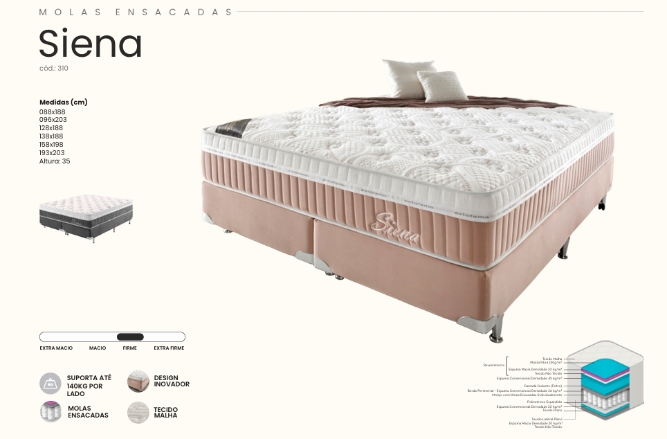 Colchão Siena | Estofama 0626