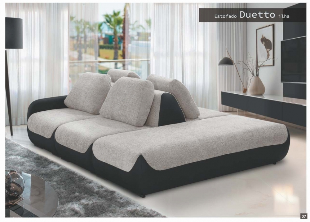 Estofado Duetto | Ilha - Chaise | Grandelly Estofados  0925