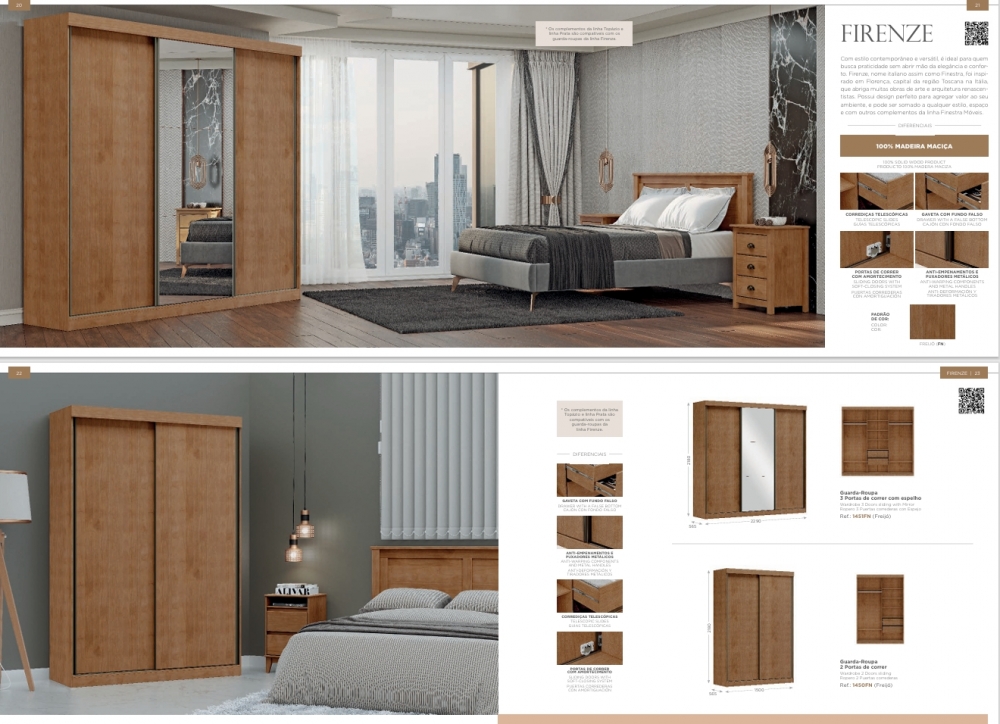 Linha Firenze | Roupeiros | Finestra 0925