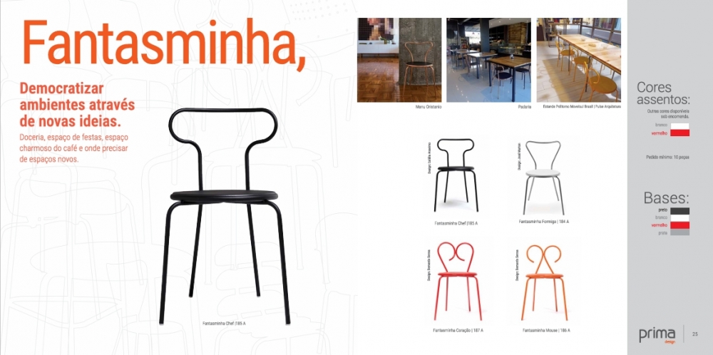 Cadeira Fantasminha | Prima 1125