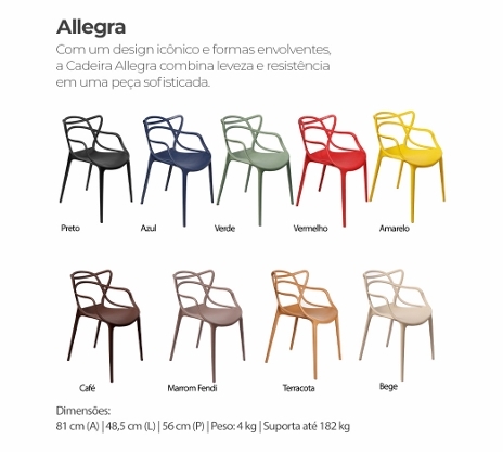 Cadeira Allegra | Redikal 1026