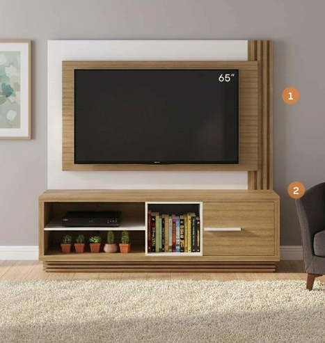 Conjunto Painel + Rack | 01-PL3001 - 02-RA2002 | Tecnomobili 0326