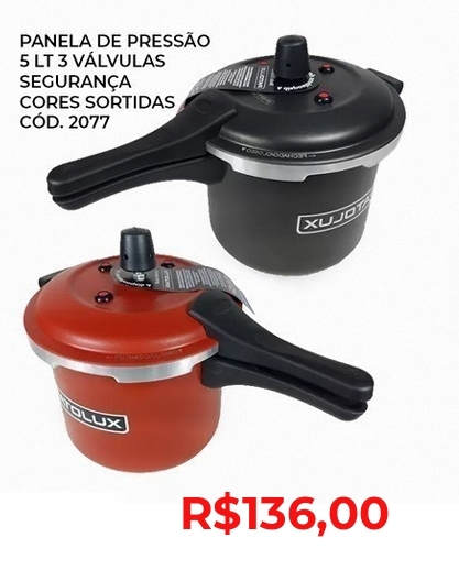 Panela de pressão 5lts | Lindelli Venda: +50% 0825