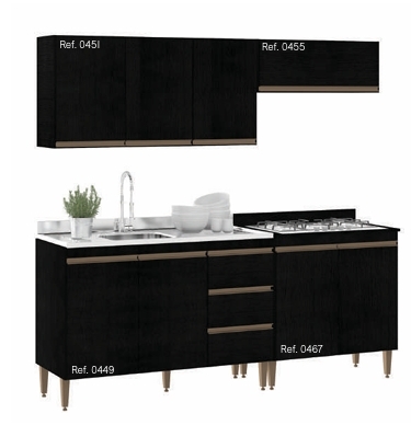 Cozinha Modulada 4PÇS | S03.07 | Soluzione 0326