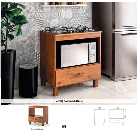 Balcão Multiuso | 4880 | Linha Clássica | MPO Móveis 0526