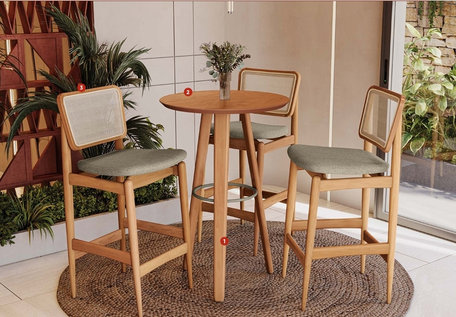 Mesa Áurea | Kappesberg Sala De Jantar Premium 0526