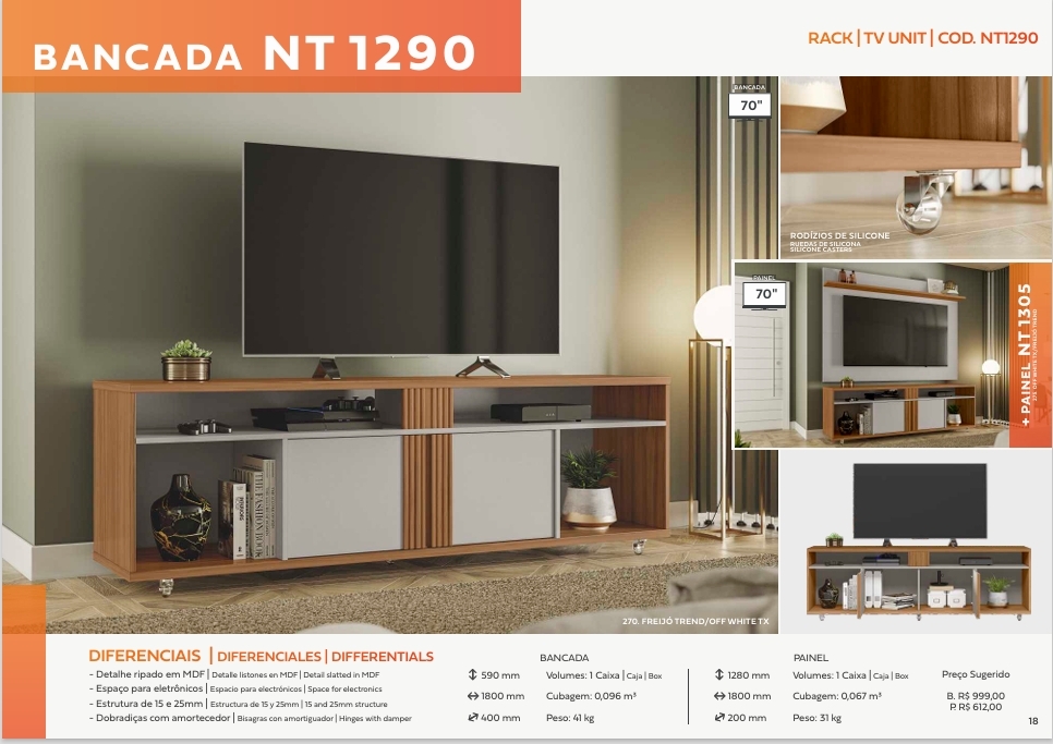 Bancada | NT 1290 | Notável 0426