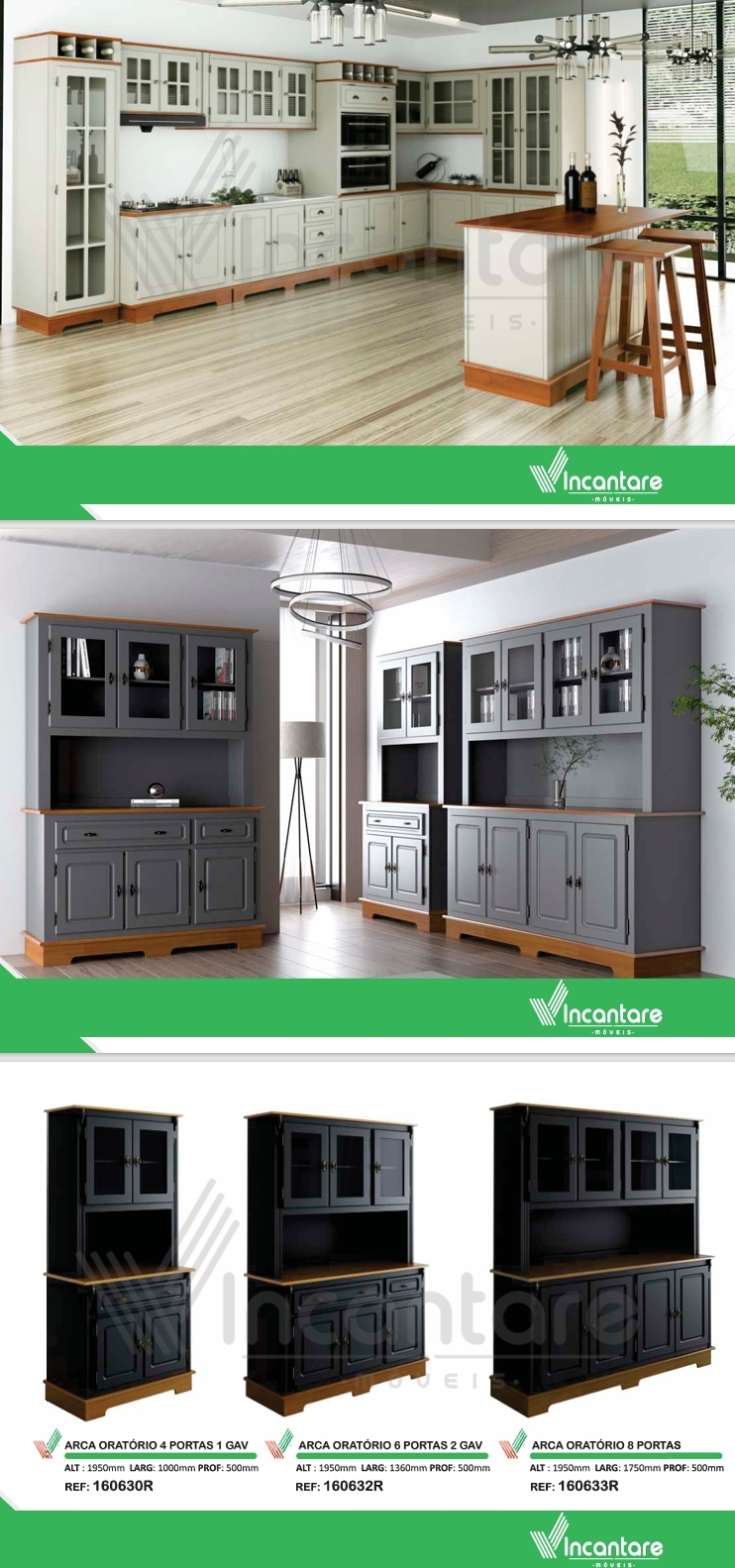Linha Board | Arcas Oratórias | 160630  - 160632R - 160633R | Incantare 0825