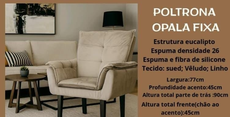 Poltrona Opala Fixa | Diconforto 1125