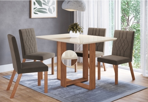 Conjunto 18 | Mesa + Cadeira | Zamarchi 0926