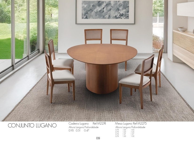 Conjunto Lugano | Mesa + Cadeira | ACG 0626