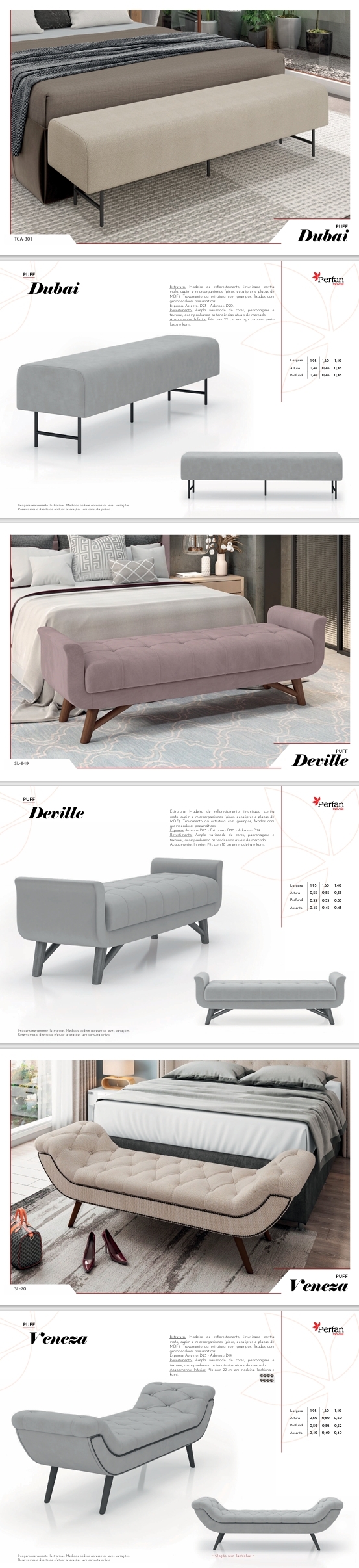 Puffs | Dubai - Deville - Veneza | Perfan 0725