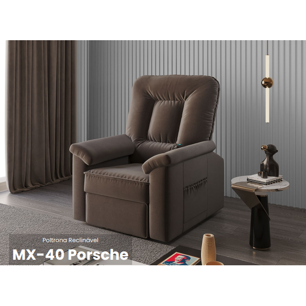 Poltrona Reclinável MX-40 Porsche | A partir de R$ 3.056,00 | Matrix