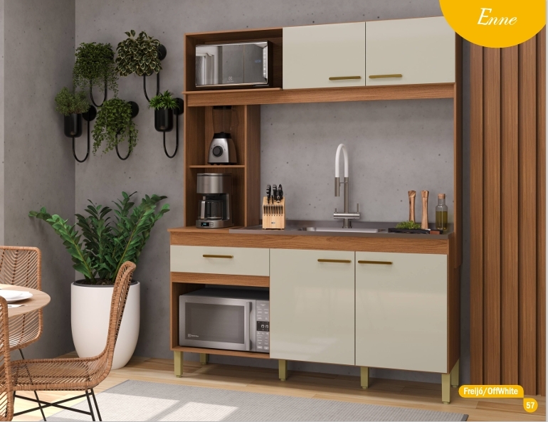Cozinha Compacta Enne | Indékes 0426