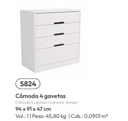 Cômoda | S824 | Kappesberg Móveis 0526