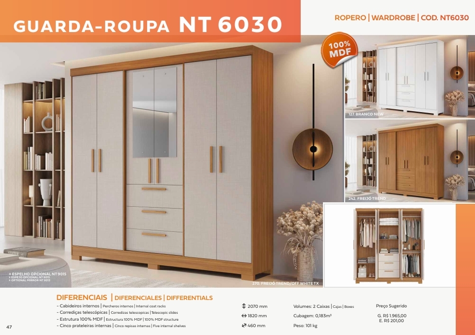 Roupeiro | NT 6030 | Notável 0426