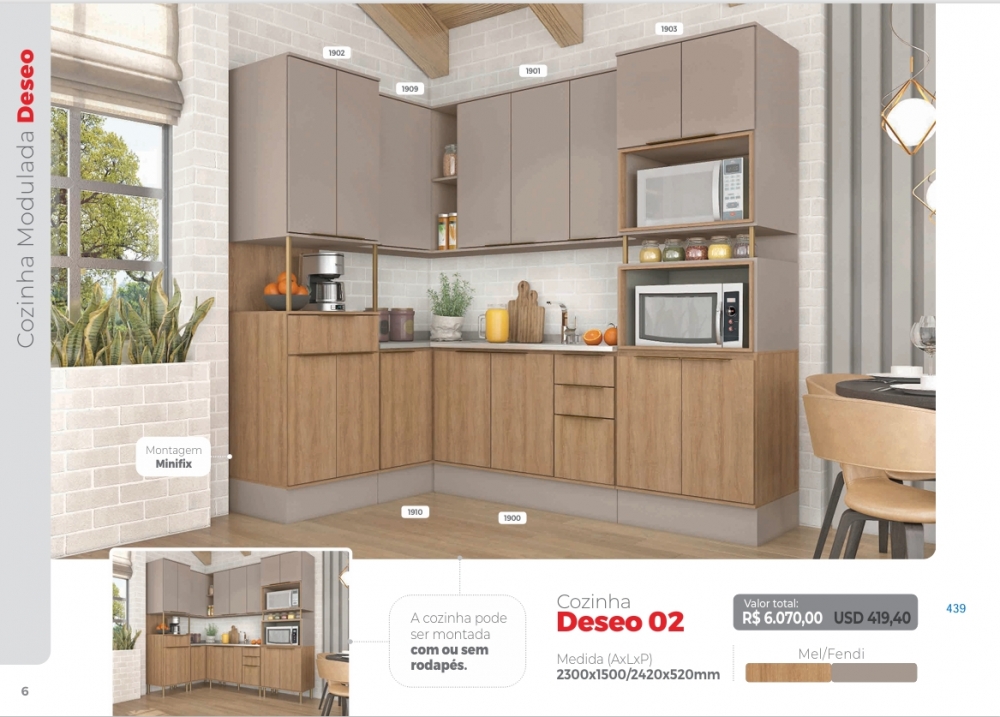 Cozinha Modulado | Deseo | Fellicci | Venda : -40% 0925