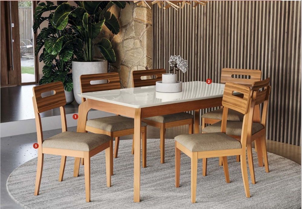 Mesa Petra  | Kappesberg Sala De Jantar Premium 0526