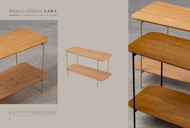 Mesa Lateral Lara | Treviso 1025