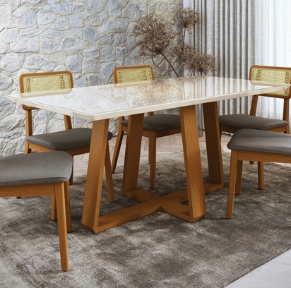 Mesa Retangular Wood | Imcal 0526