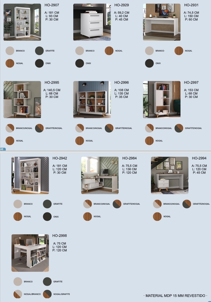 ZPeças Avulsas Escritório | Hecol 0426