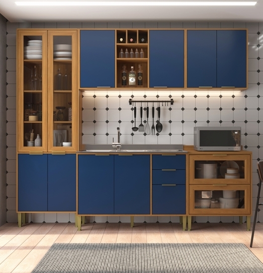 Cozinha Modulada Domus 02 | Hecol 0326