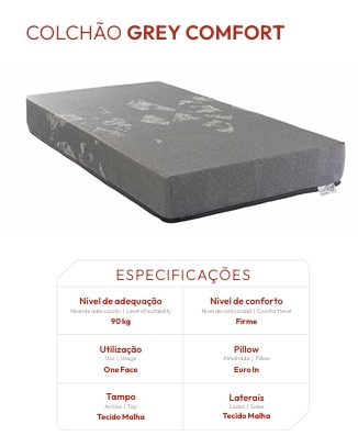 Colchão Grey Confort  | Kappesberg Colchões 0526