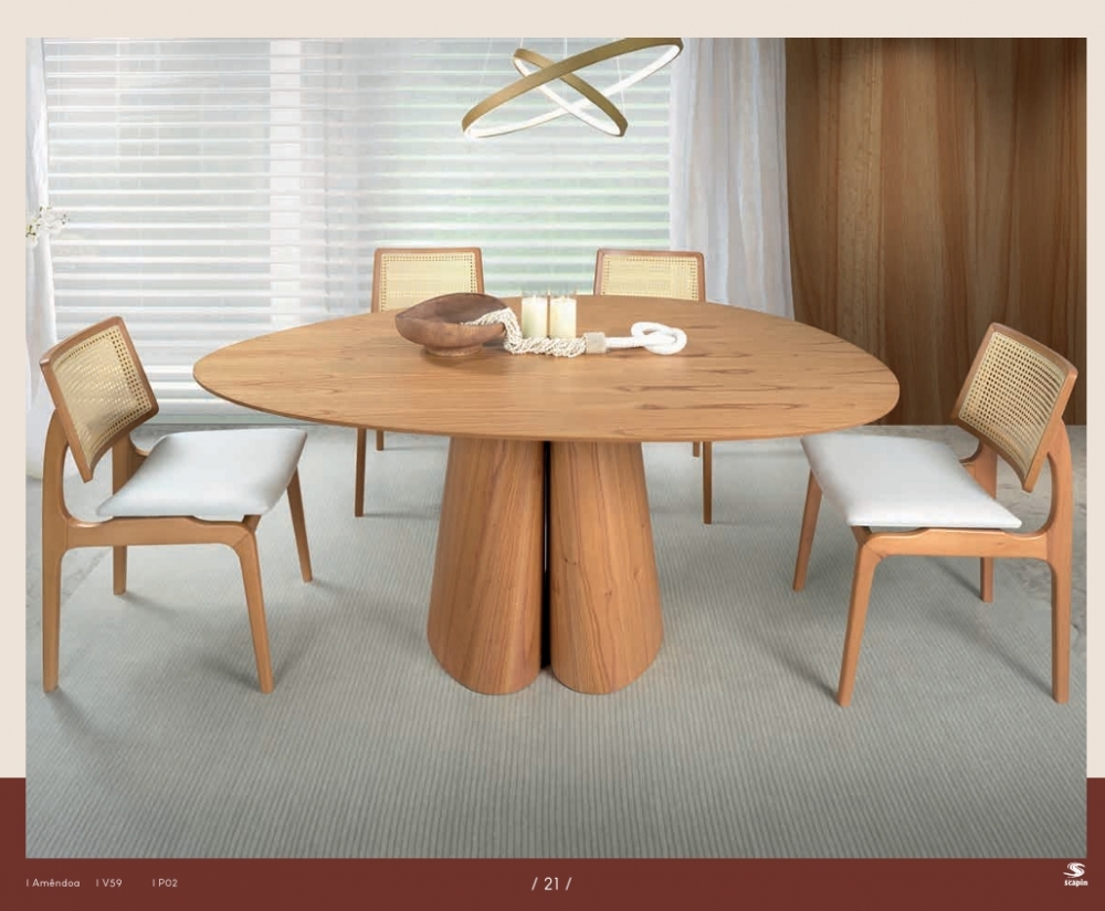 Mesa Imperial + Cadeira Amsterdã | Refinatto 0825 