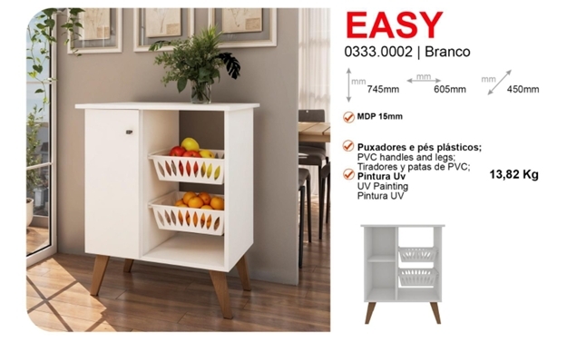 Balcão Fruteira Easy | Genialflex 0826
