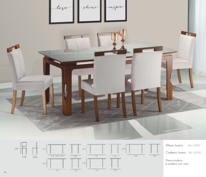 Conjunto Joana | Mesa + Cadeira | ACG 0526