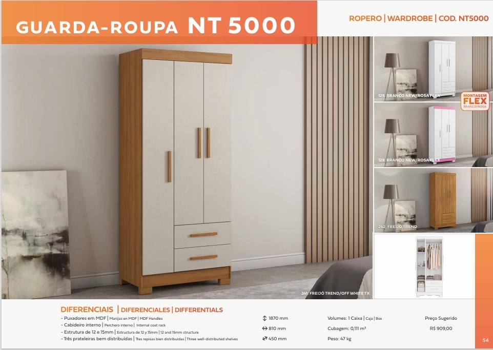 Roupeiro | NT 5000 | Notável 0426