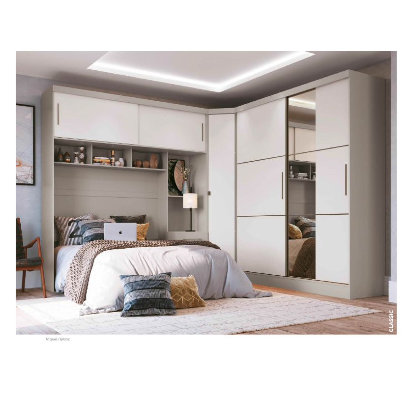 Dormitório Modulado Classic (3 Peças) | Móveis Castro