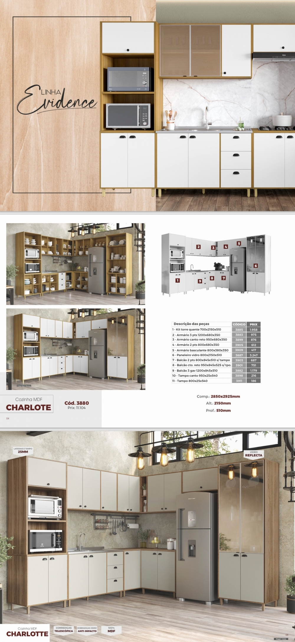 Linha Modulada Evidence | Darmovel | Venda: -60% 0425
