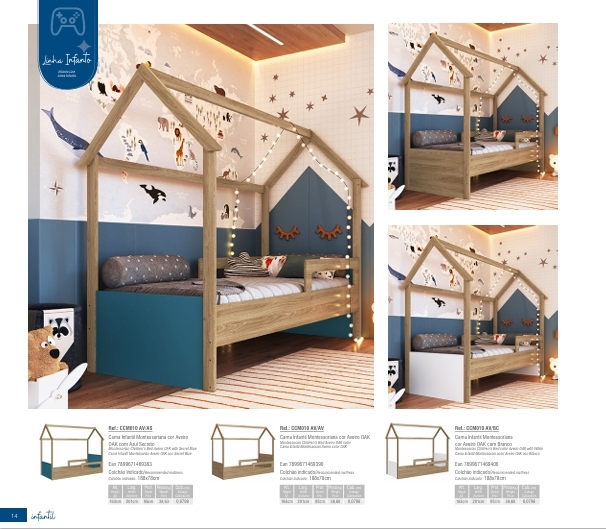 Cama Montessoriana | CCM010 | Completa Móveis 1125