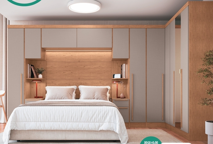 Dormitório Modulado | Linha Infinity | Castro Modulados 0826