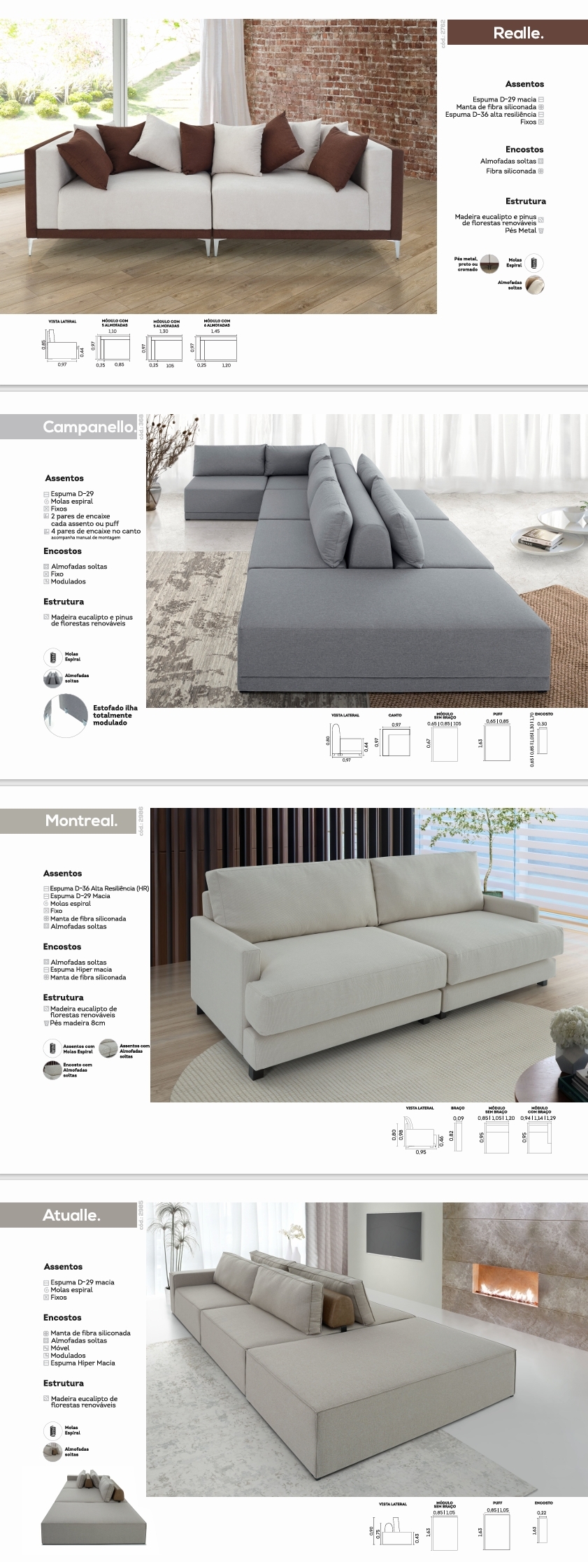 Estofados | Realle - Campanello - Montreal - Atualle | Estofama 0425