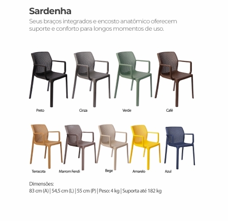 Cadeira Sardenha | Redikal 1026