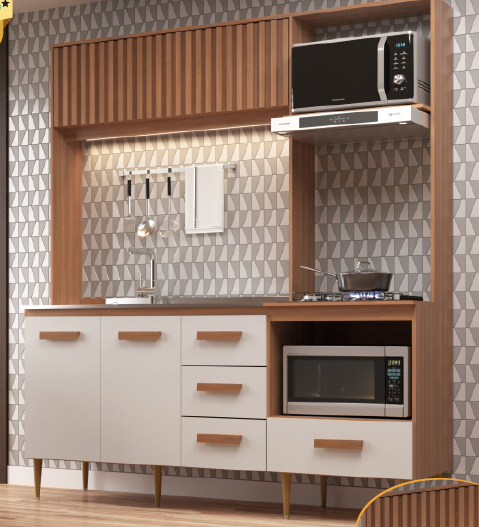 Cozinha Compacta Celine 930 | JCARVALHO 